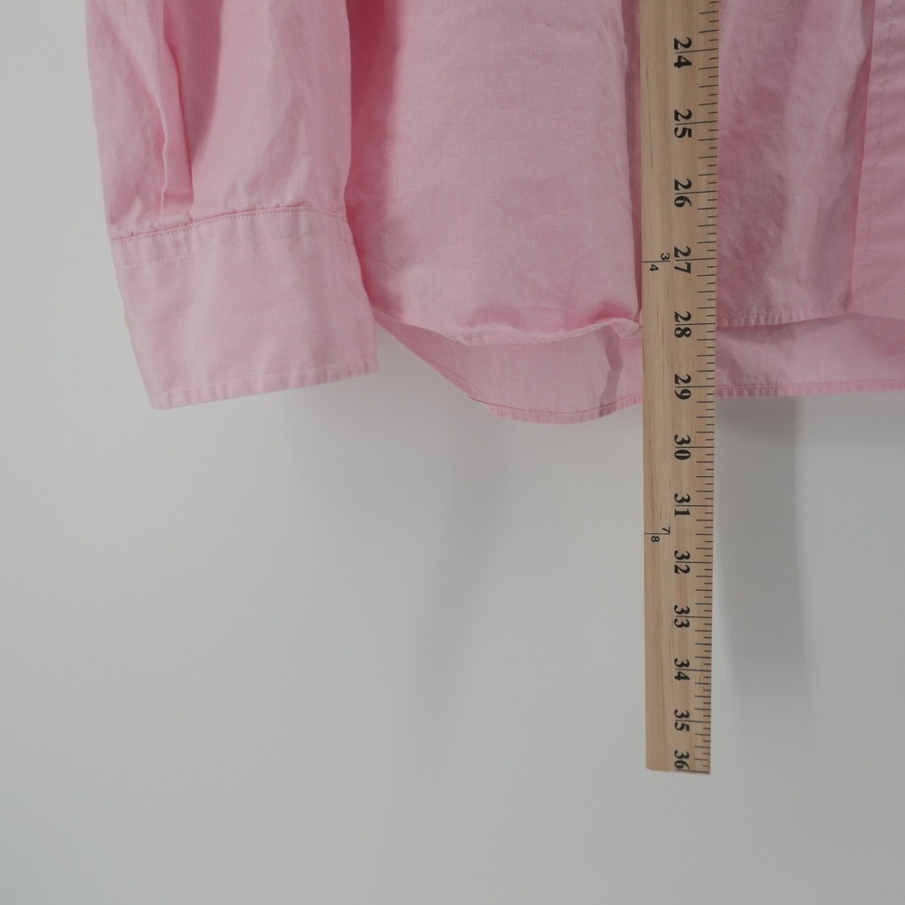 Ralph Lauren Button Down Mens XL Pink White Contrast Collar Long Sleeve RL - Picture 5 of 6